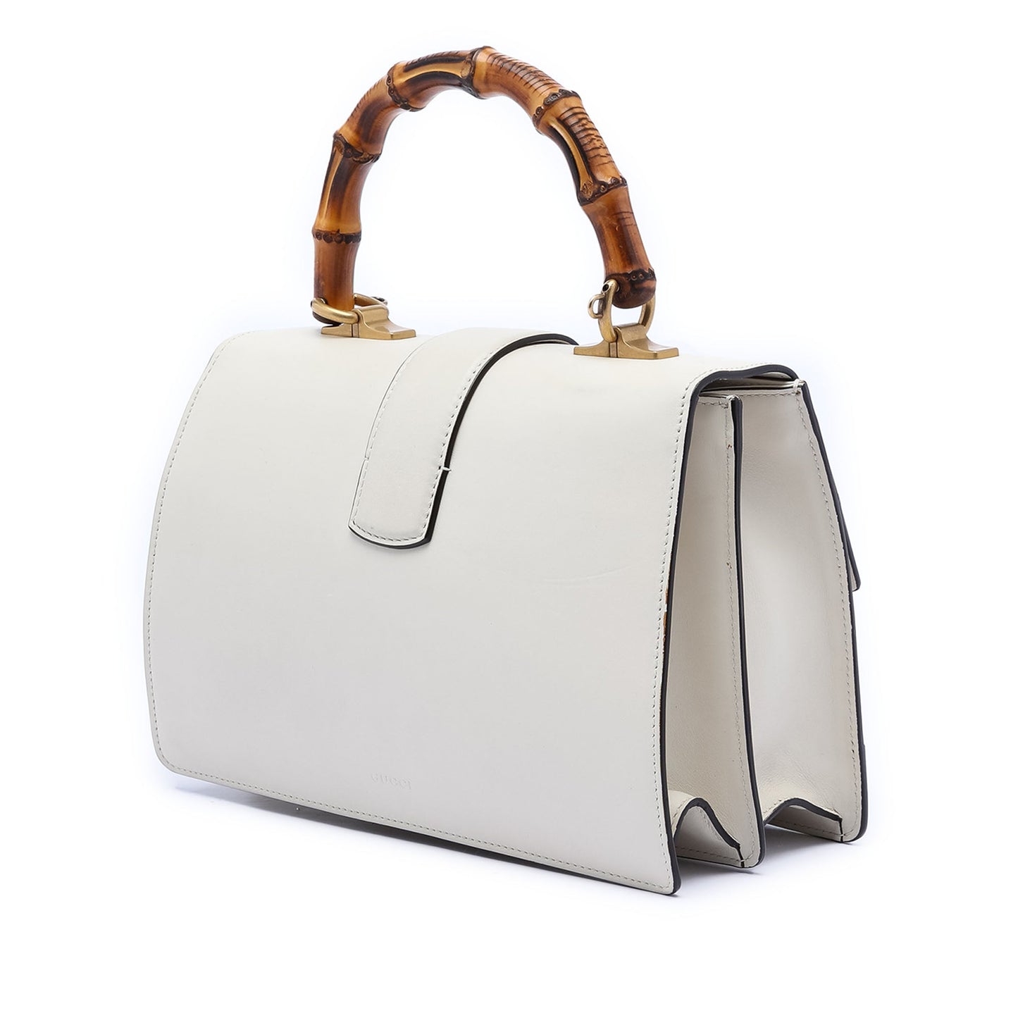 Gucci Medium Leather Bamboo Dionysus Web Satchel