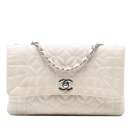 Chanel Quilted Lambskin Lady Graphic Flap