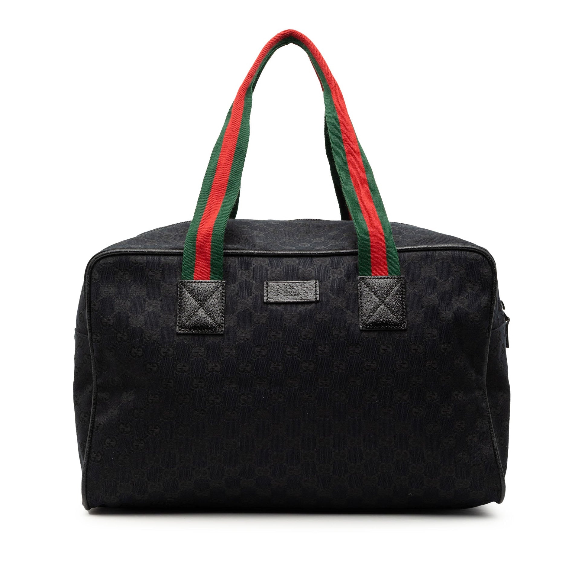 Gucci GG Canvas Web Travel Bag