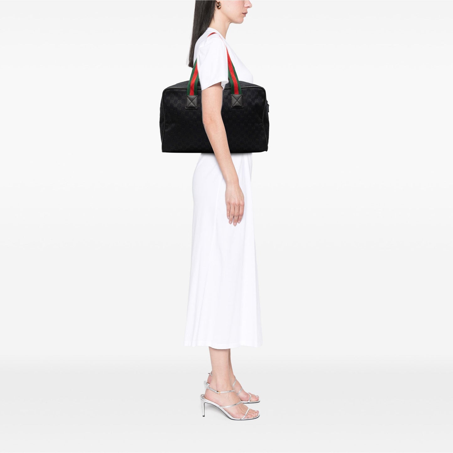 Gucci GG Canvas Web Travel Bag
