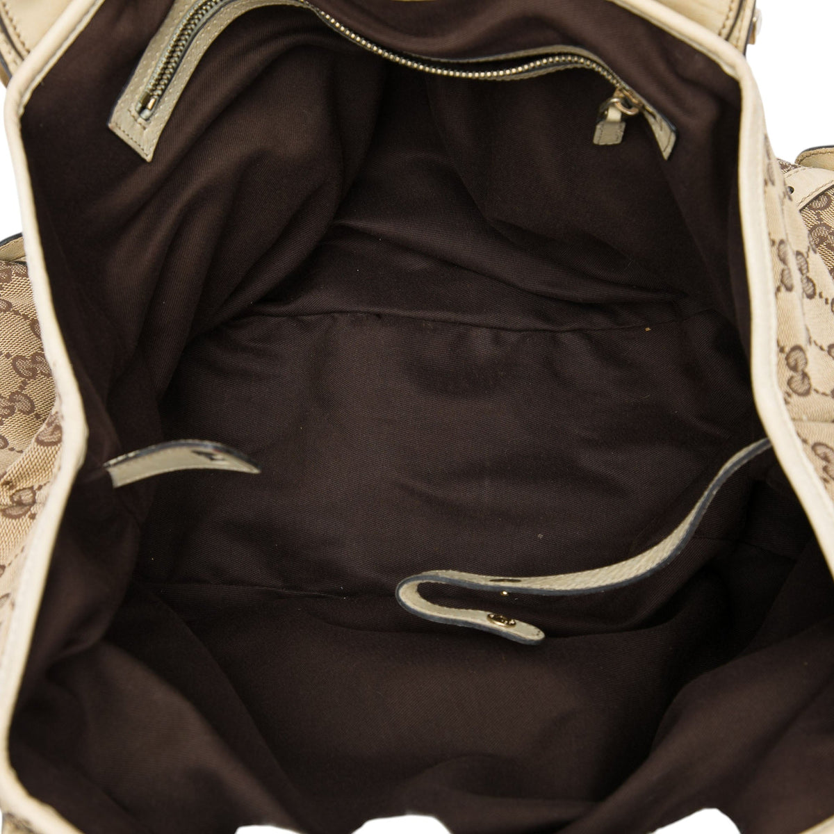 Gucci GG Canvas Horsebit Pelham Shoulder Bag — Beige