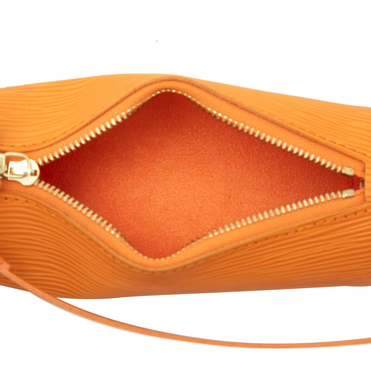 Louis Vuitton Epi Pochette Soufflot — Orange