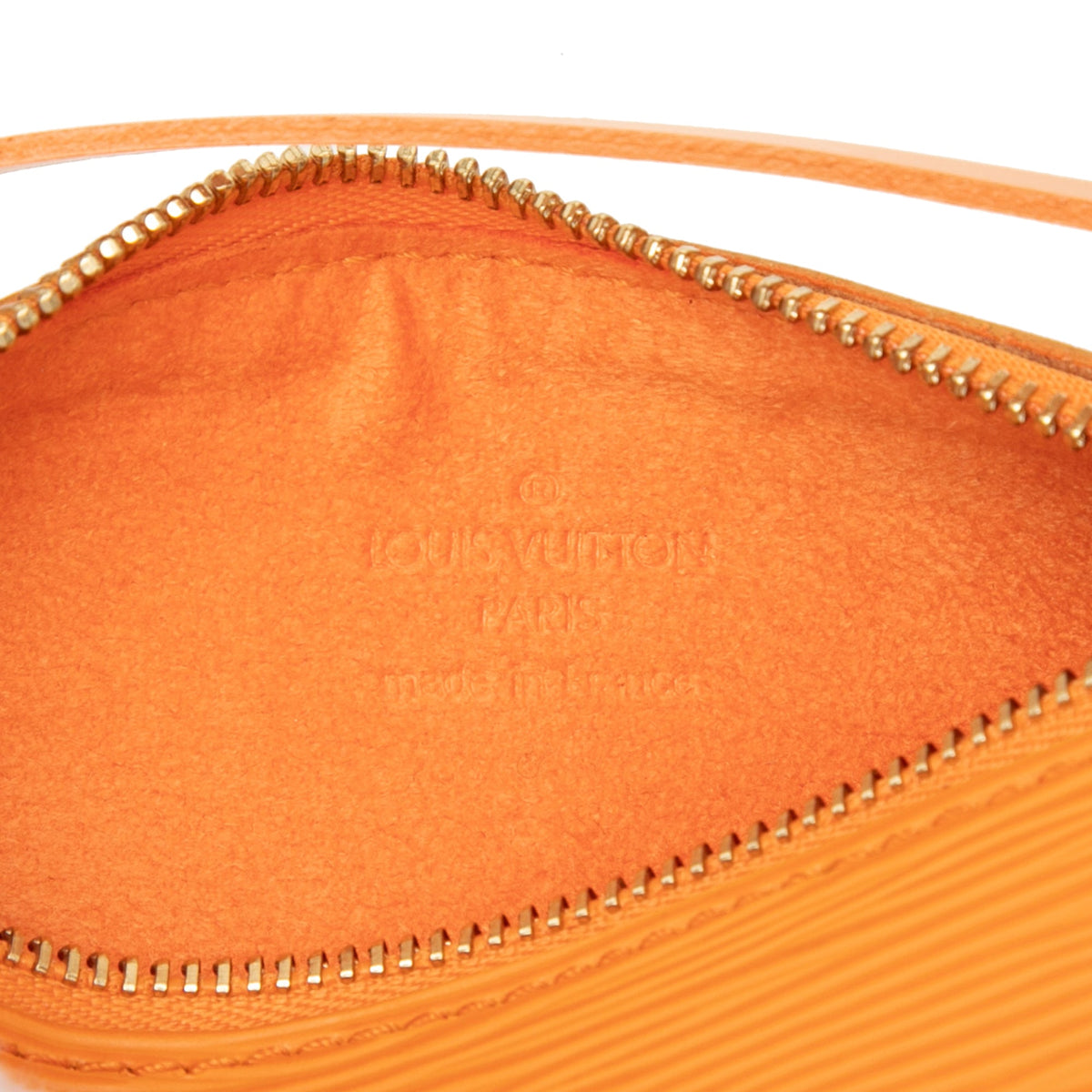 Louis Vuitton Epi Pochette Soufflot — Orange