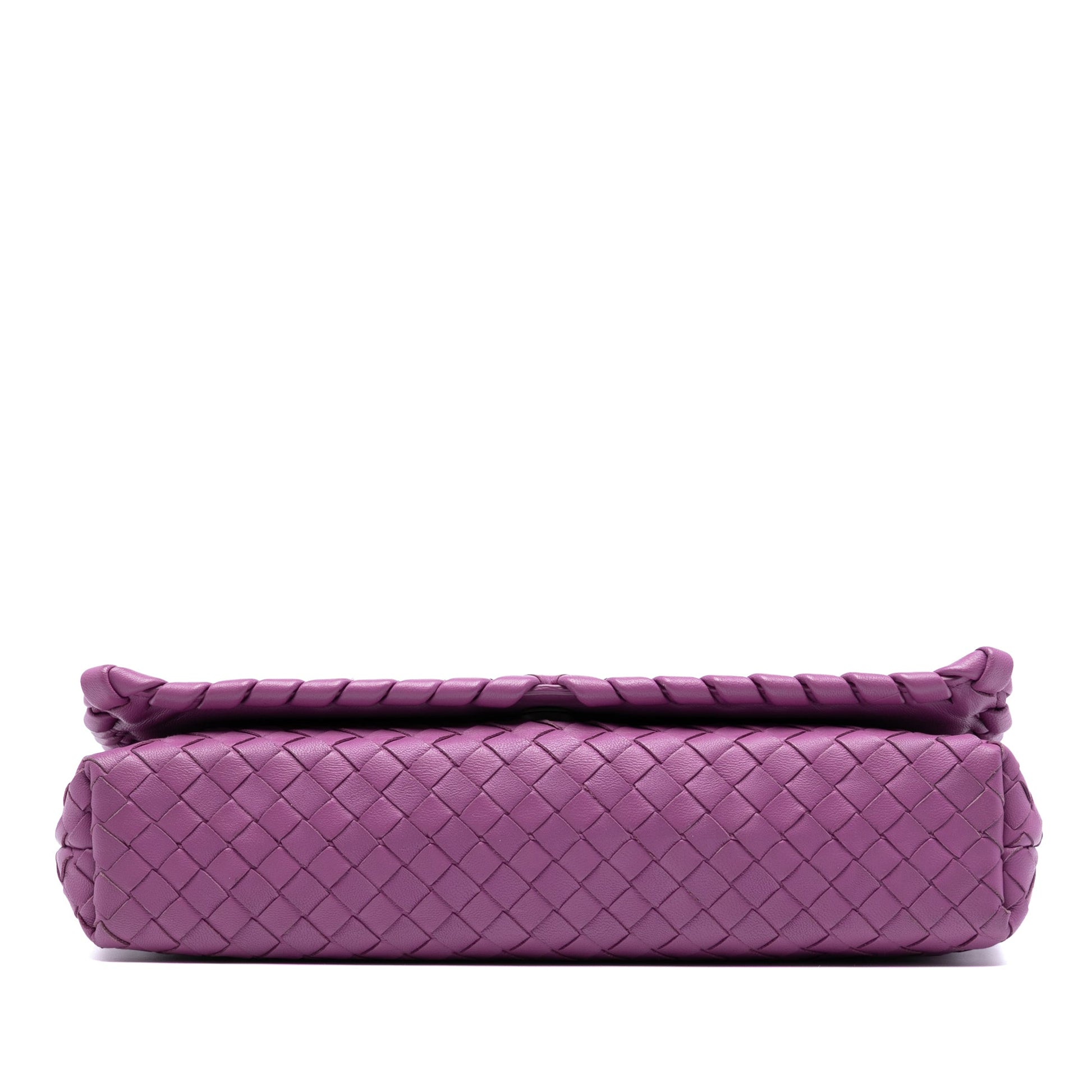 Bottega Veneta Nappa Intrecciato Dahlia Clutch Crossbody
