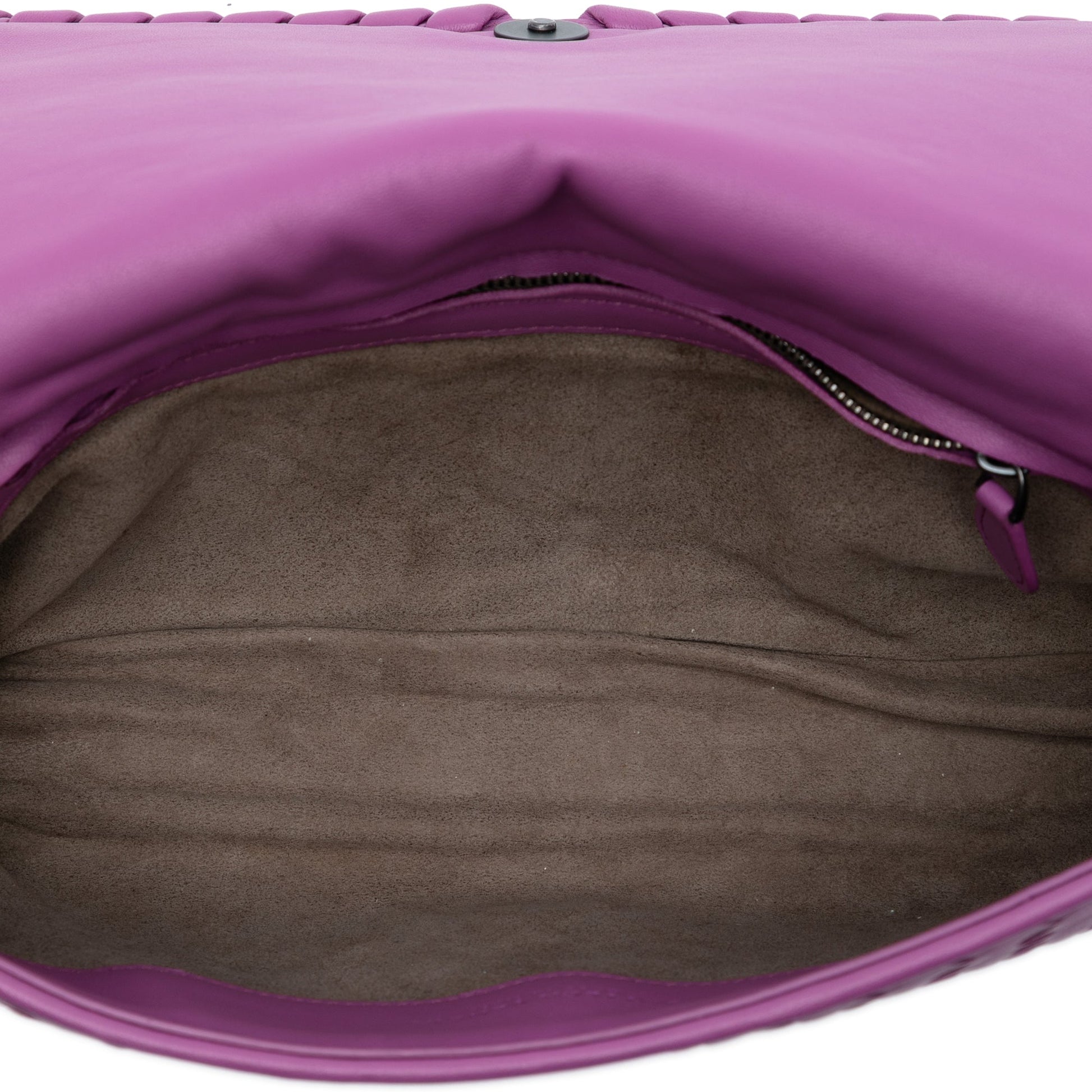Bottega Veneta Nappa Intrecciato Dahlia Clutch Crossbody