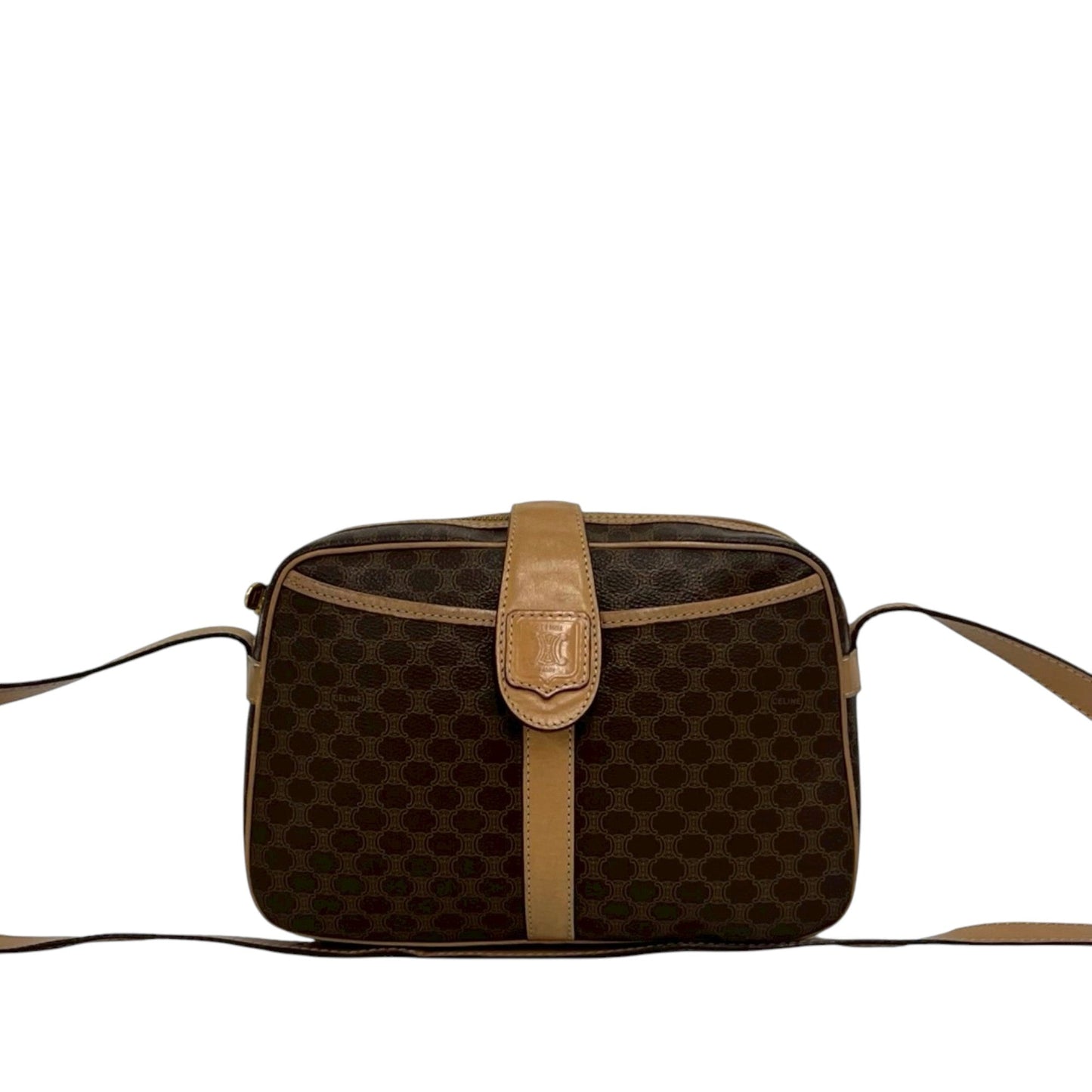 Celine Macadam Coated Canvas Crossbody