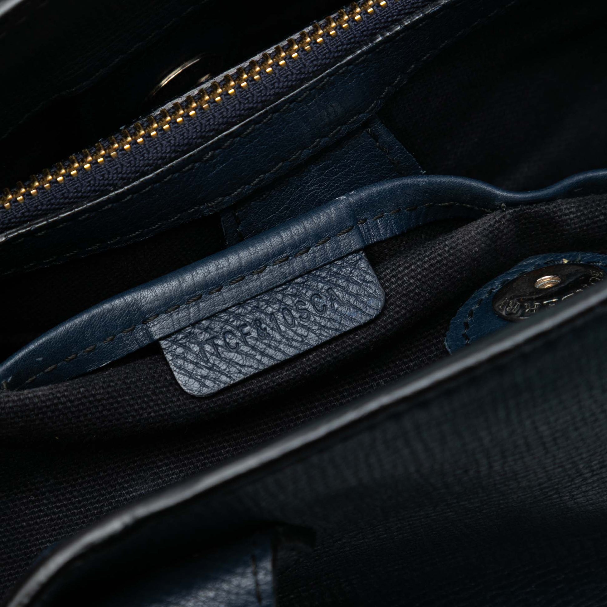 Burberry Medium Leather and House Check Banner Satchel