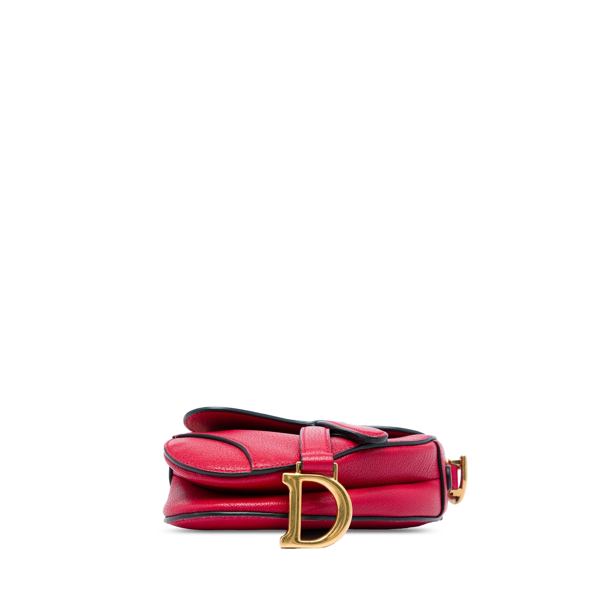 Dior Mini Grained Calfskin Saddle Bag