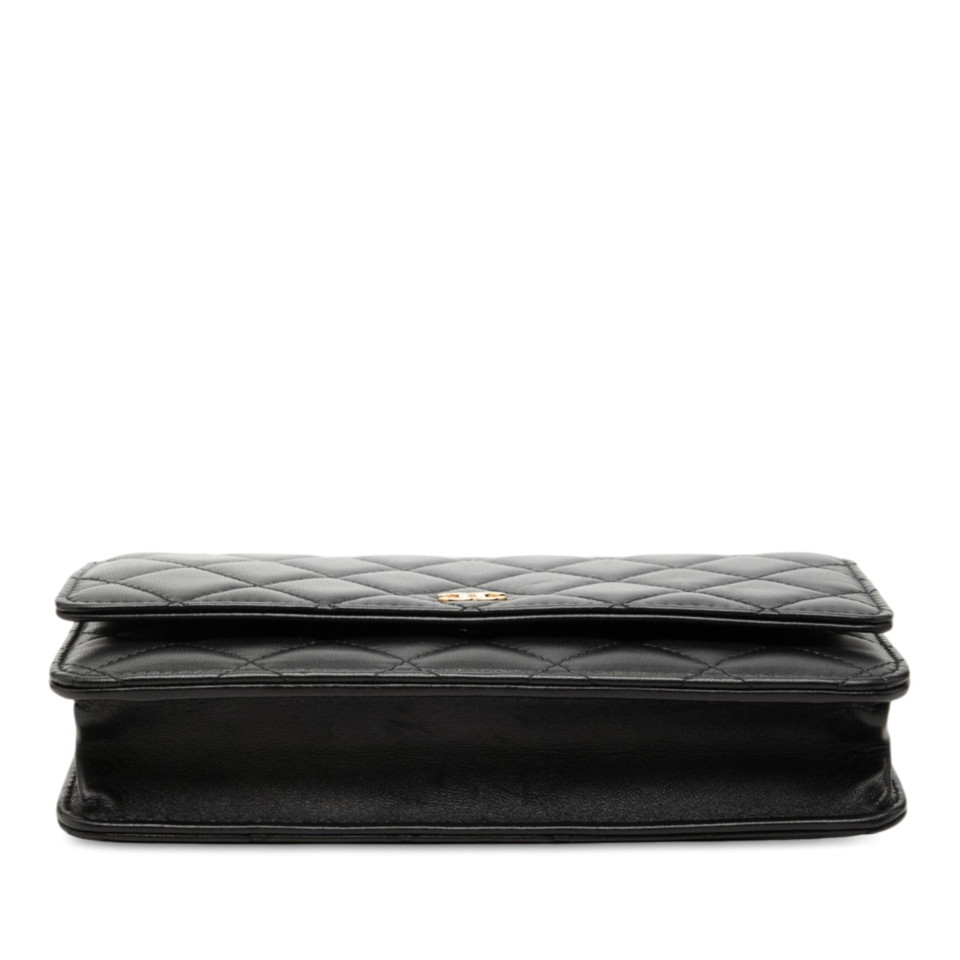 Chanel CC Quilted Lambskin Wallet On Chain