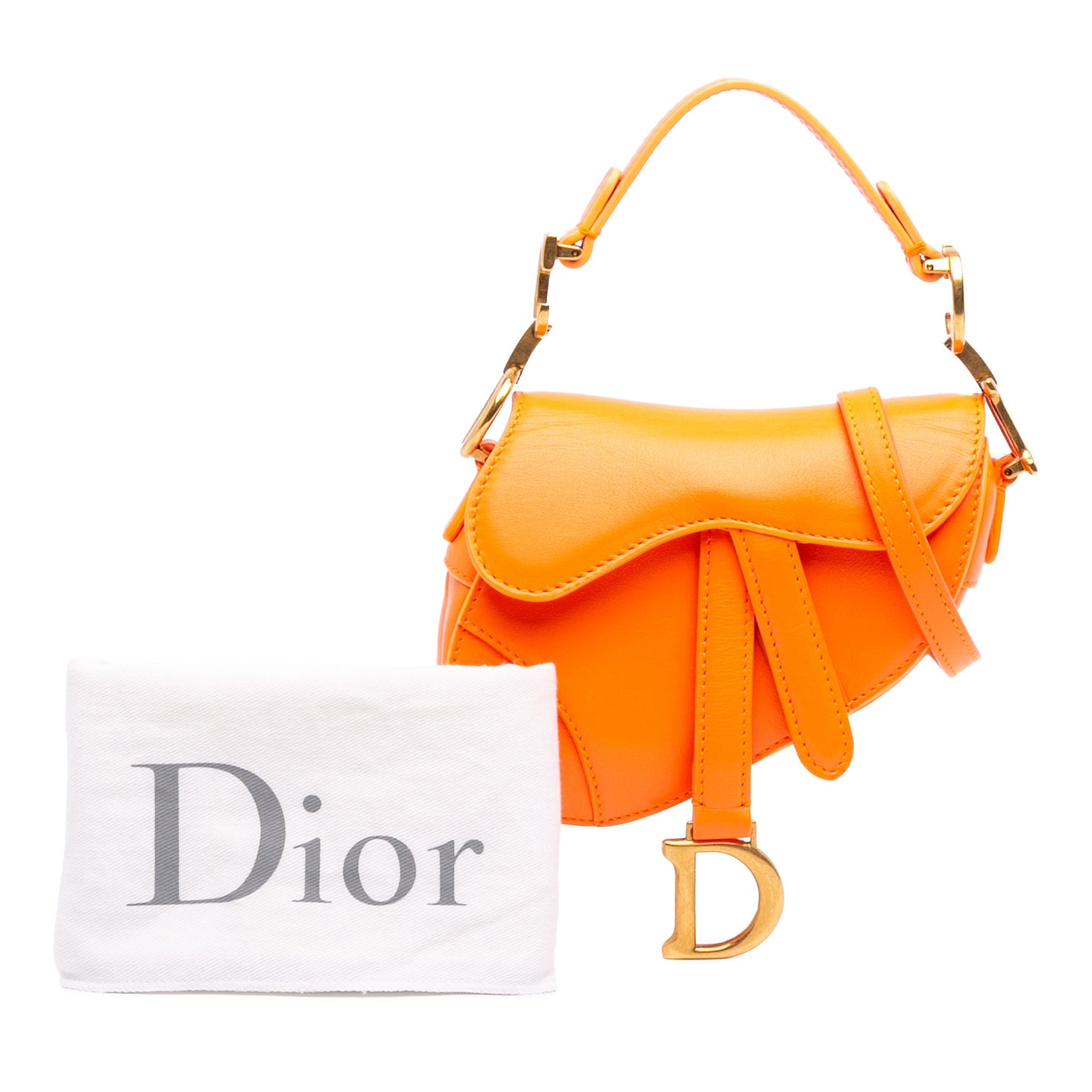 Dior Micro Goatskin Saddle Bag