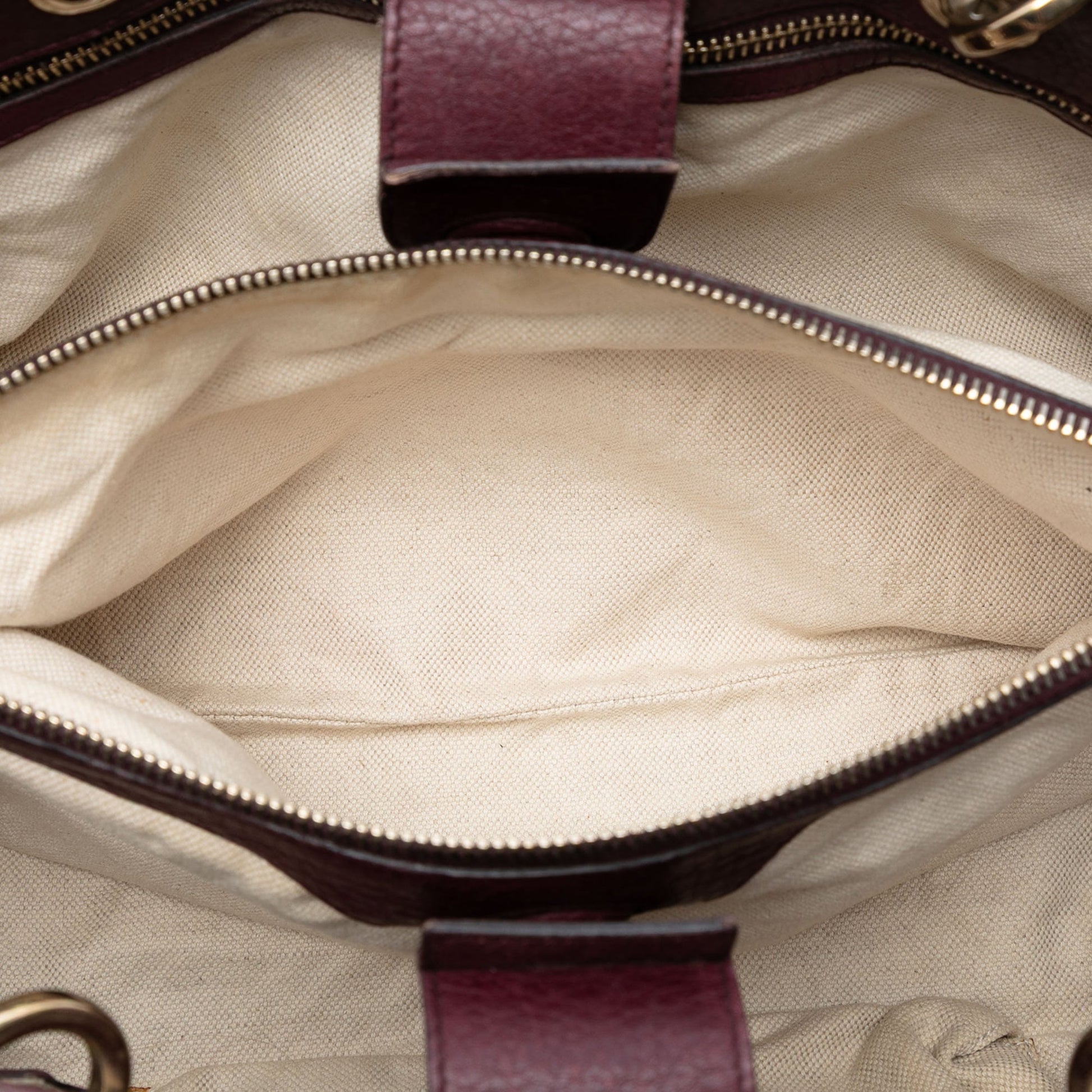 Gucci Medium Calfskin Bamboo Shopper Satchel