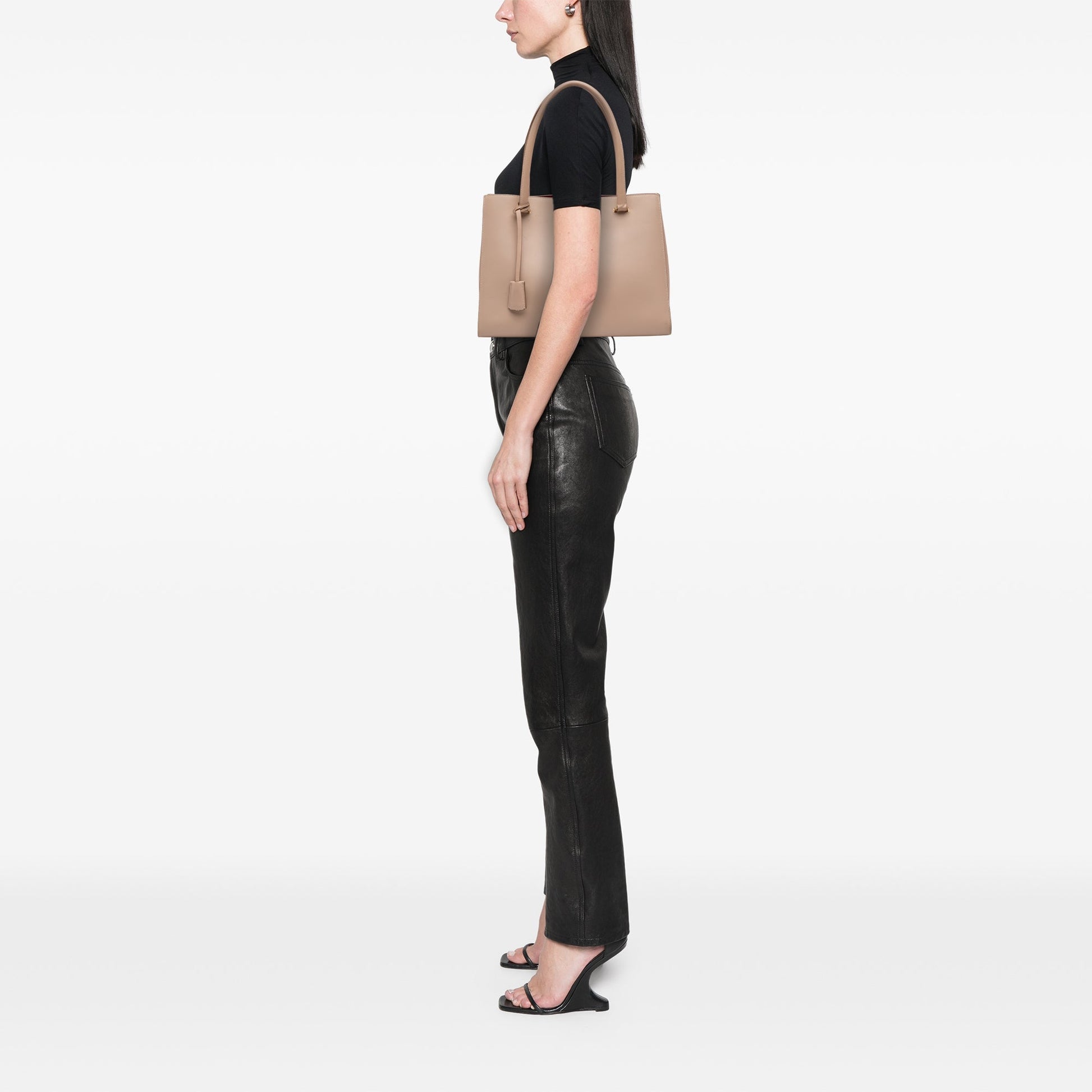 Ferragamo Leather Gancini Marlene Tote