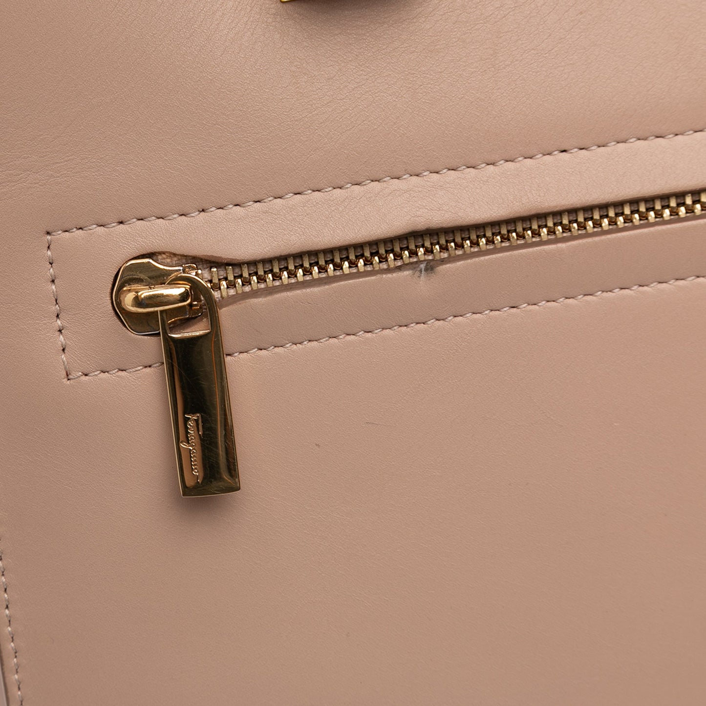 Ferragamo Leather Gancini Marlene Tote