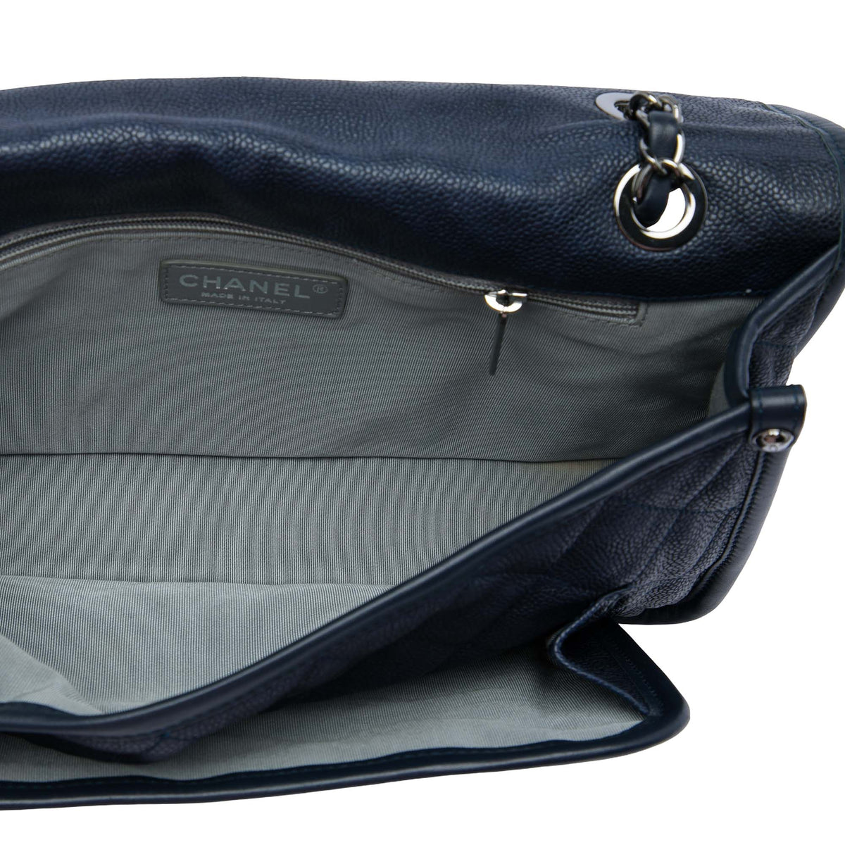 Chanel Medium Quilted Caviar French Riviera Flap