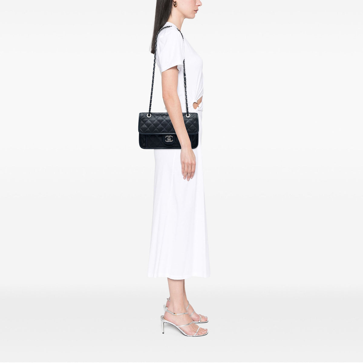 Chanel Medium Quilted Caviar French Riviera Flap