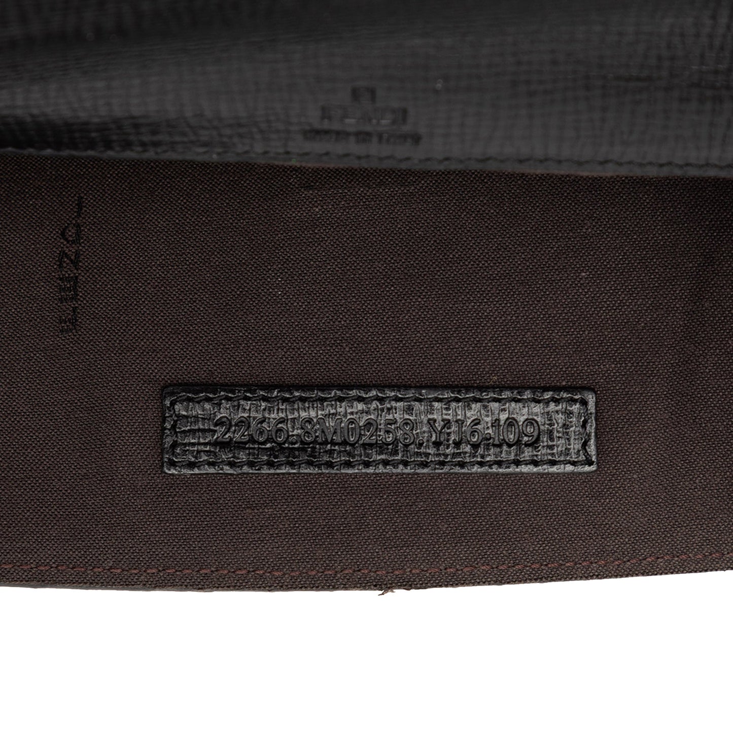 Fendi Zucchino Coated Canvas Flap Belt Bag
