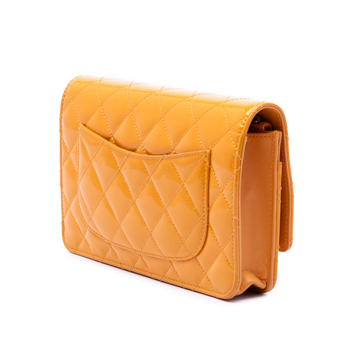 Chanel Quilted Patent Reissue 2.55 Wallet On Chain