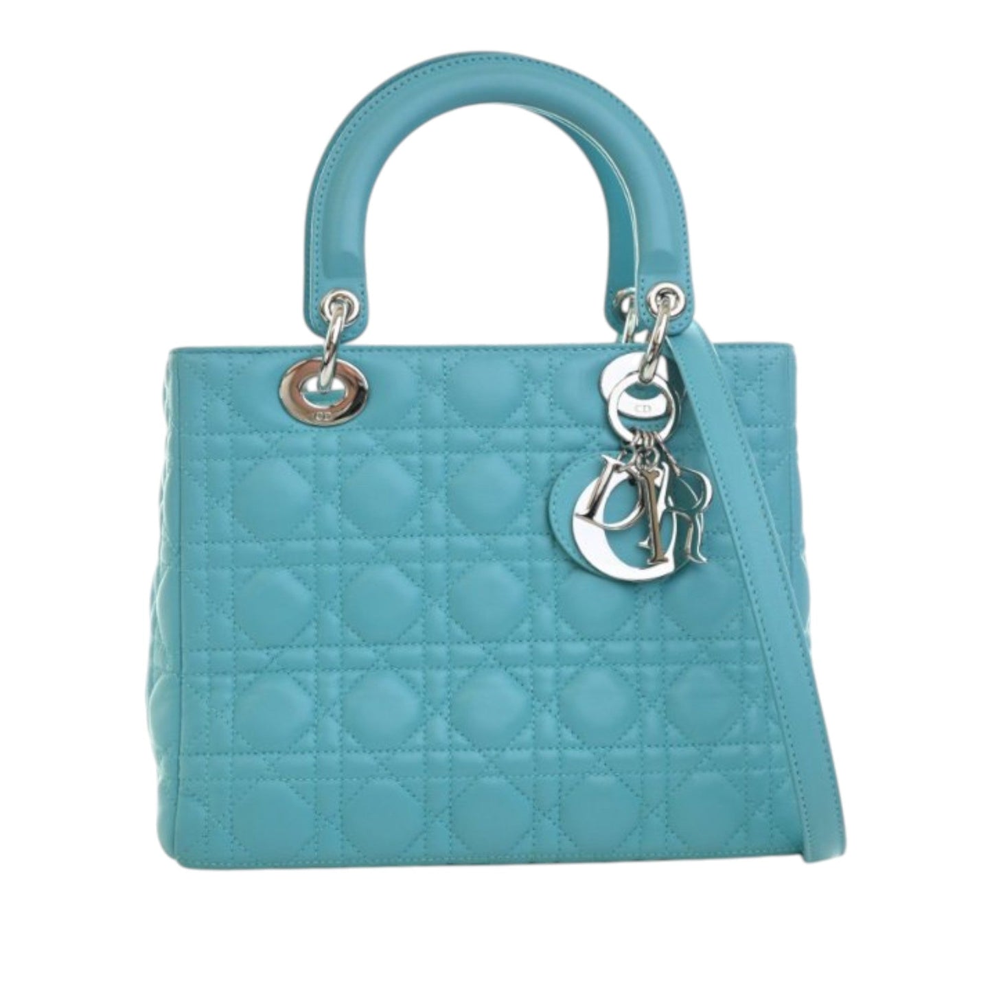Dior Medium Lambskin Cannage Lady Dior