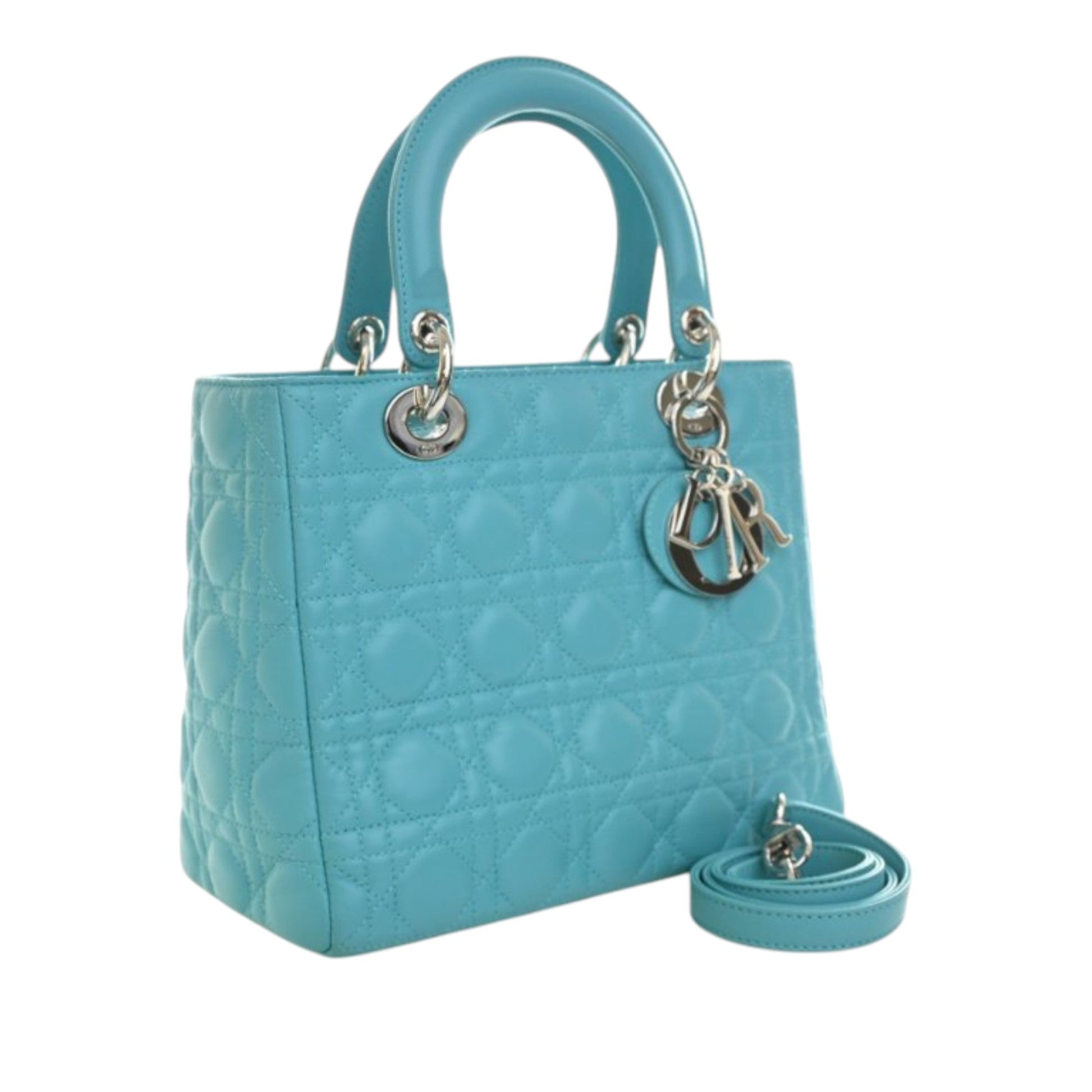 Dior Medium Lambskin Cannage Lady Dior