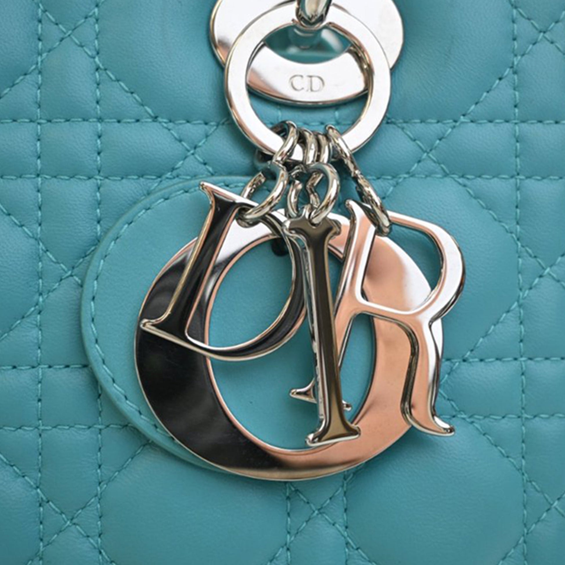 Dior Medium Lambskin Cannage Lady Dior