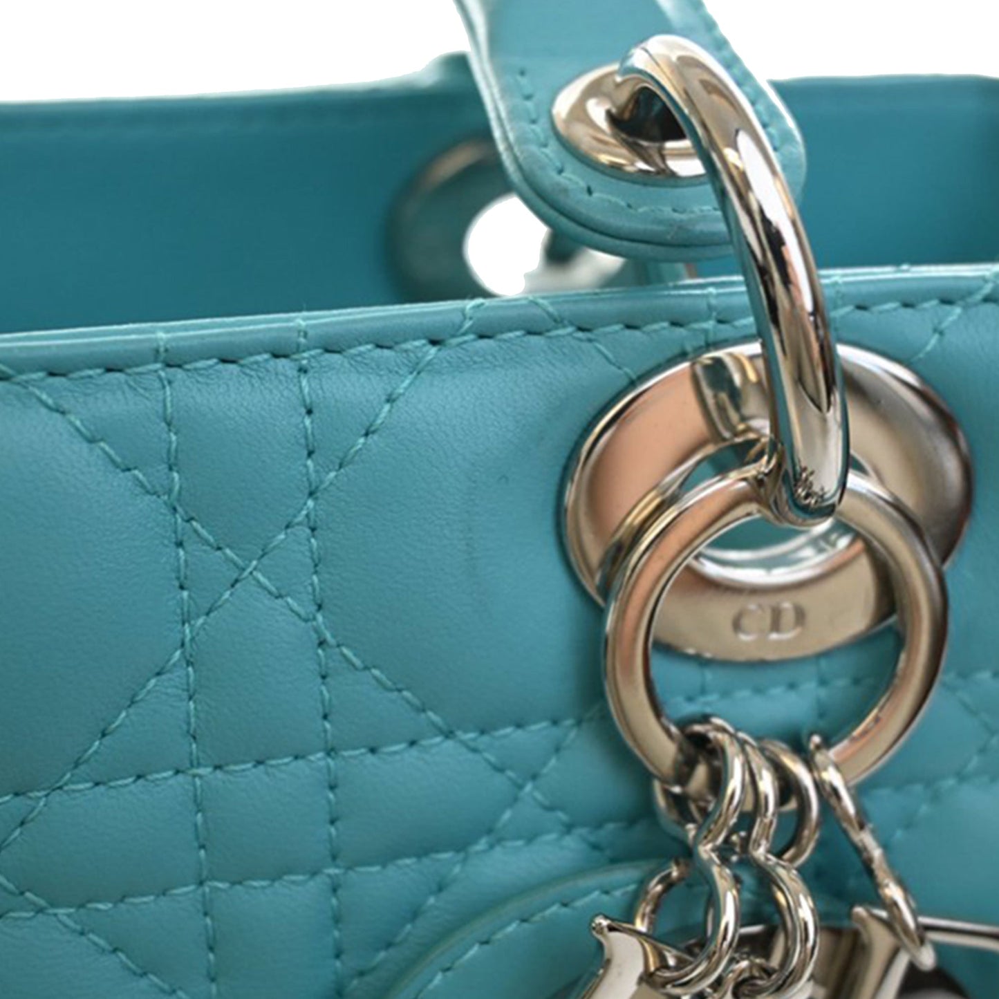 Dior Medium Lambskin Cannage Lady Dior