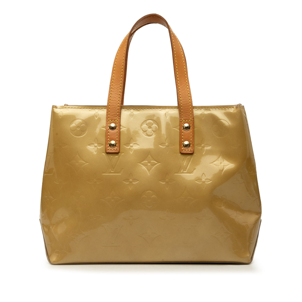 Louis Vuitton Monogram Vernis Reade PM — Beige