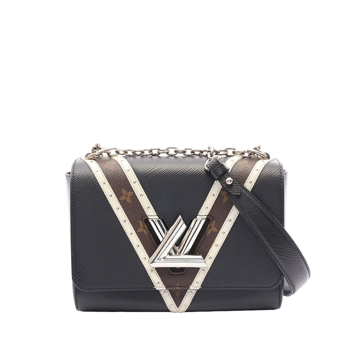 Louis Vuitton Epi and Monogram Twist MM — Black