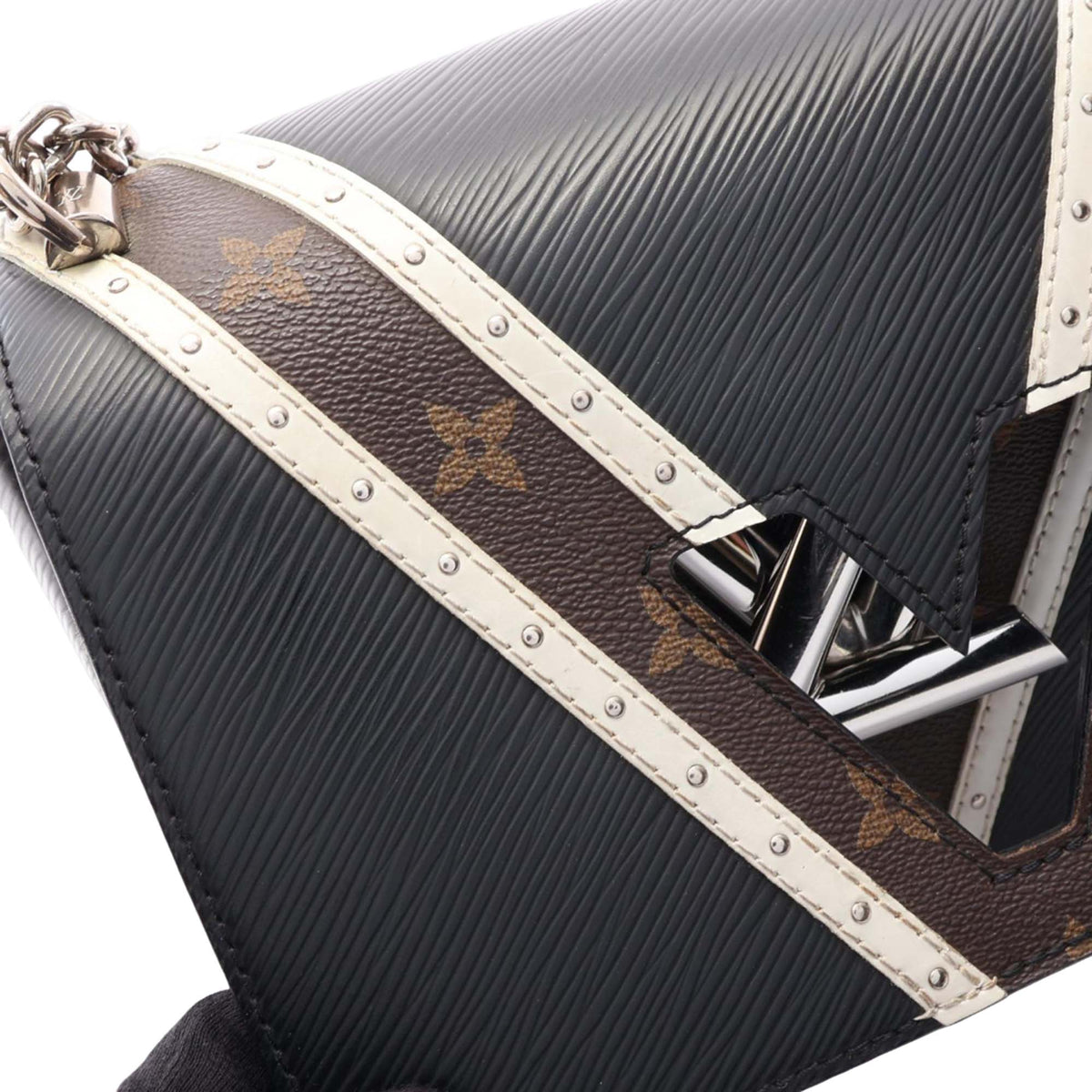 Louis Vuitton Epi and Monogram Twist MM — Black