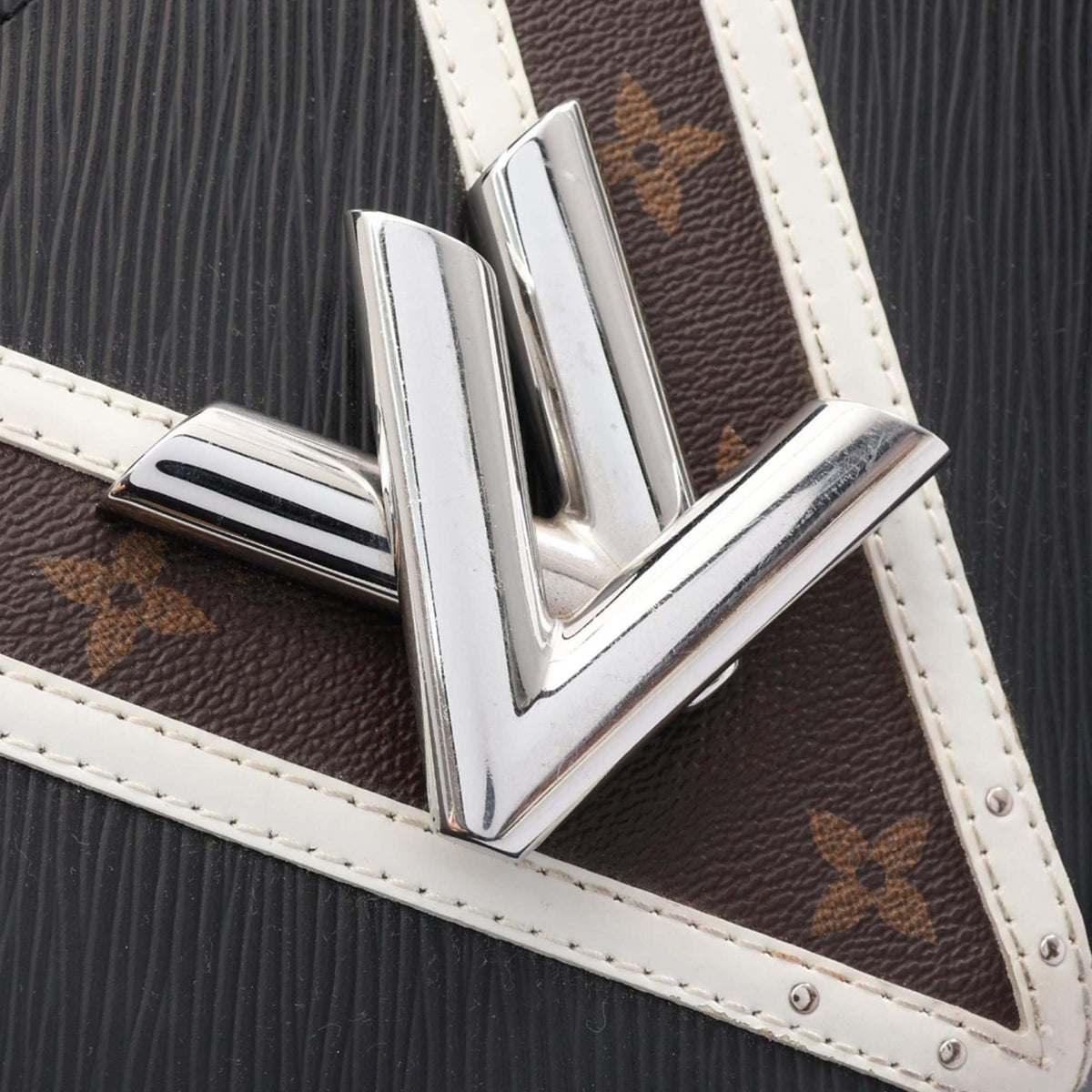 Louis Vuitton Epi and Monogram Twist MM — Black