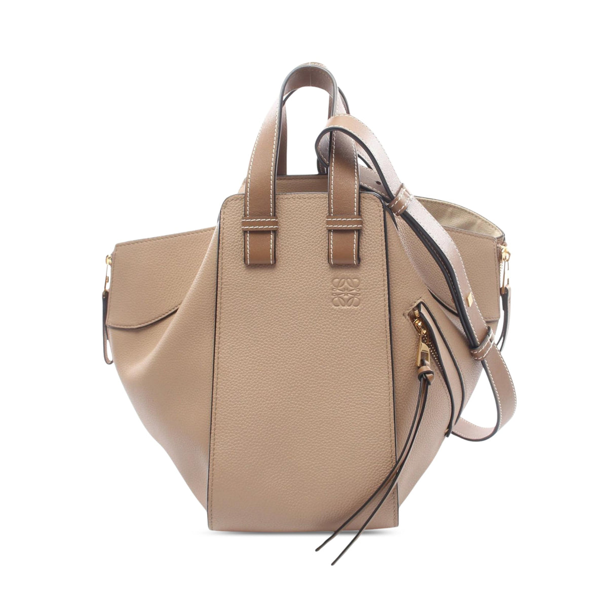 LOEWE Small Leather Hammock Satchel