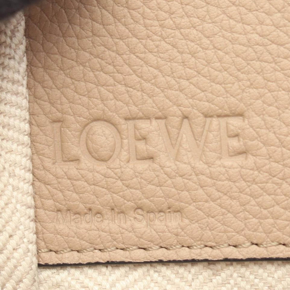 LOEWE Small Leather Hammock Satchel