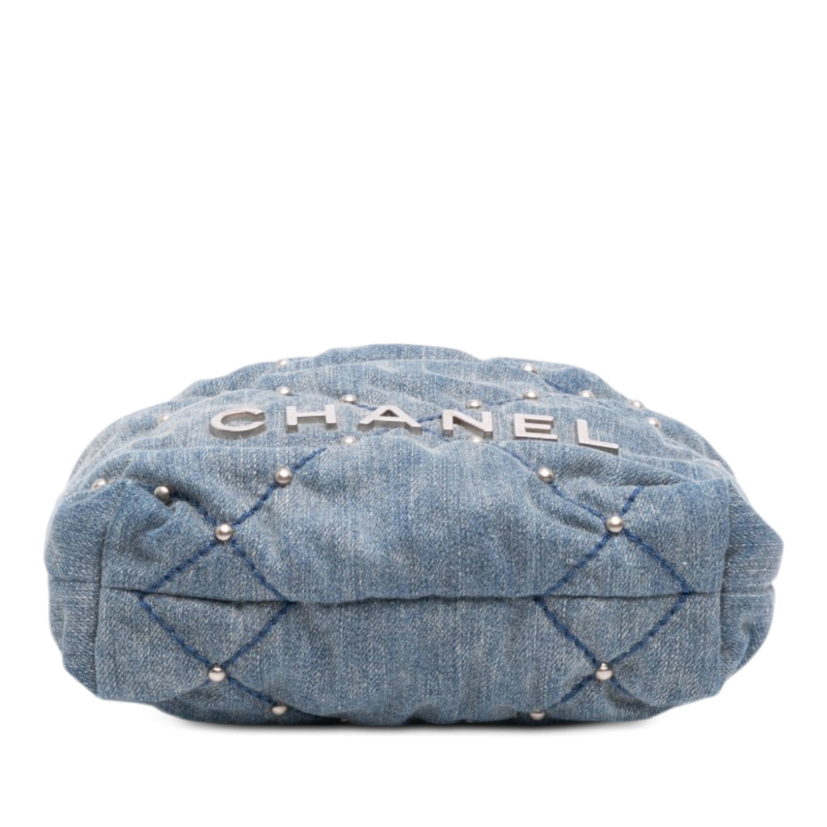 Chanel Mini Denim Studded 22 Handbag