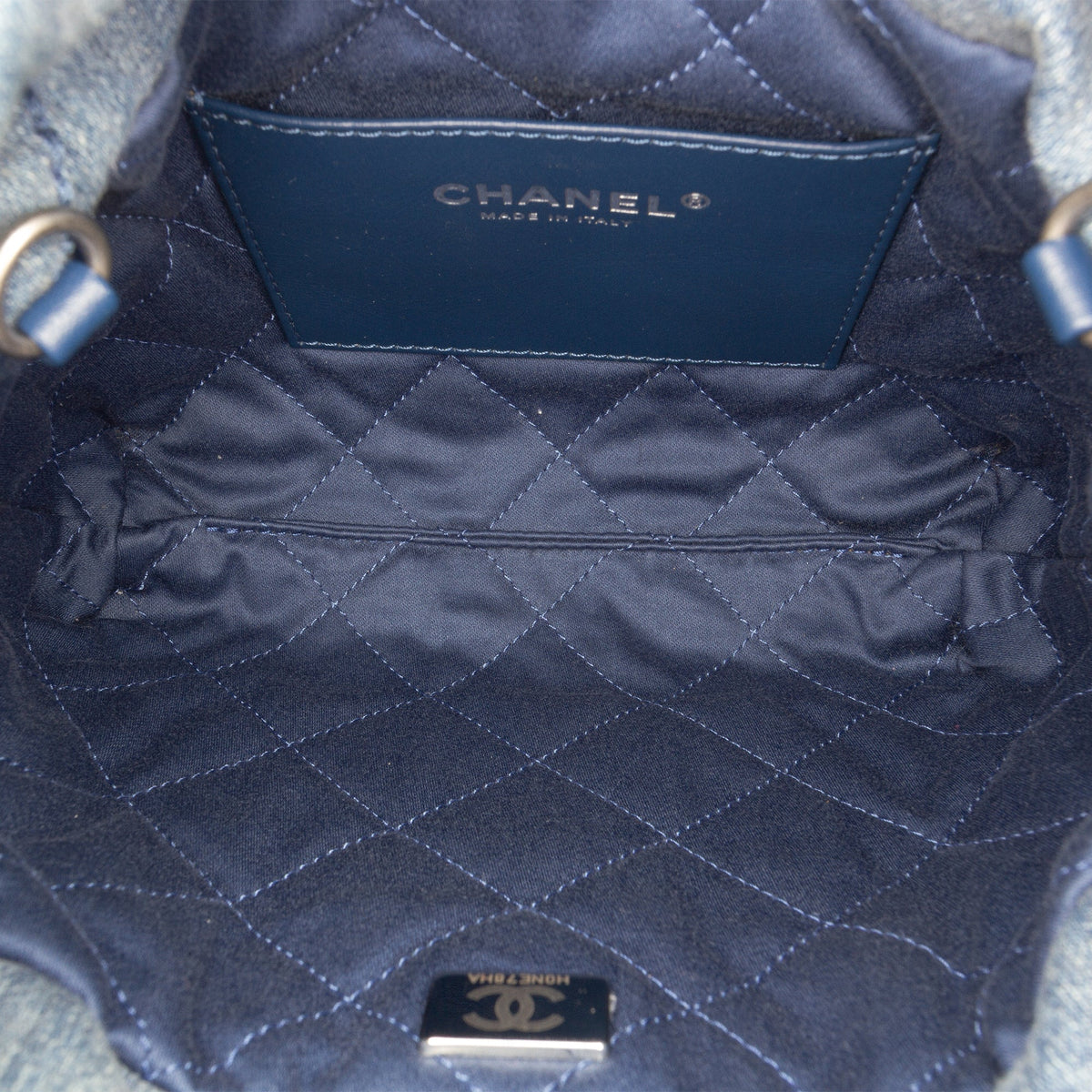 Chanel Mini Denim Studded 22 Handbag