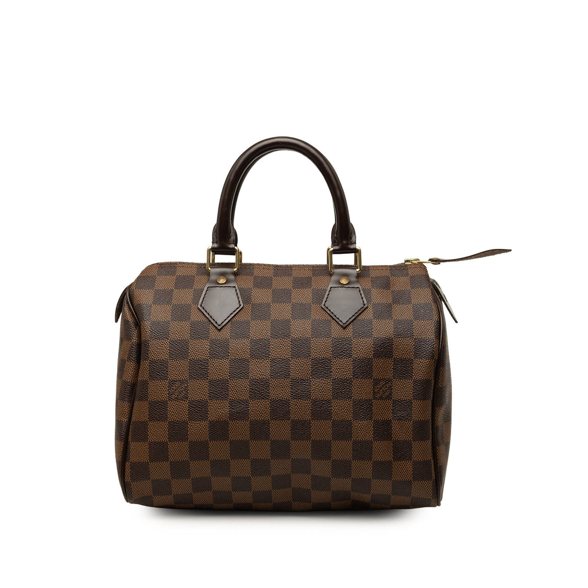 Louis Vuitton Damier Ebene Speedy 25 — Brown