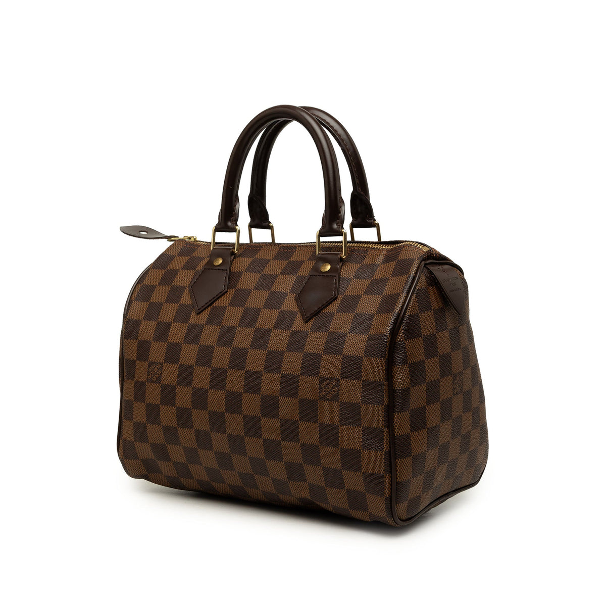 Louis Vuitton Damier Ebene Speedy 25 — Brown