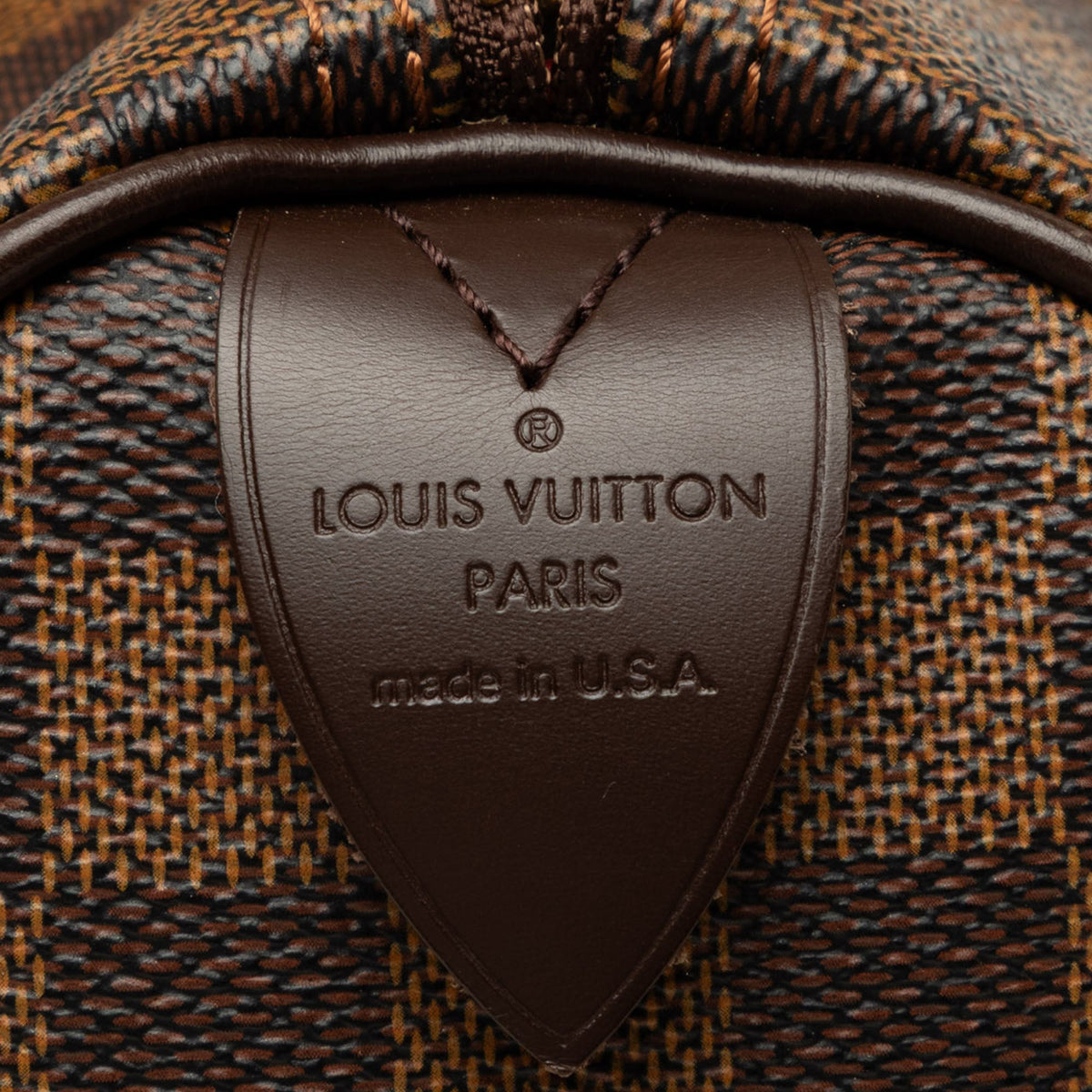 Louis Vuitton Damier Ebene Speedy 25 — Brown
