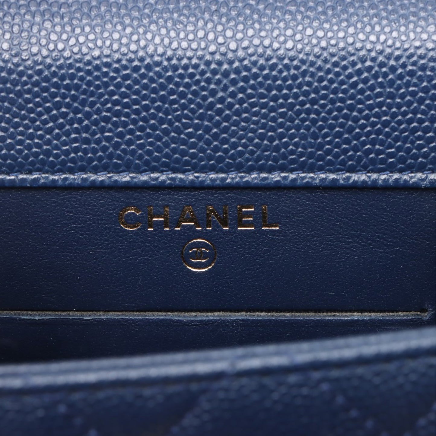 Chanel Quilted Caviar Golden Class Phone Holder