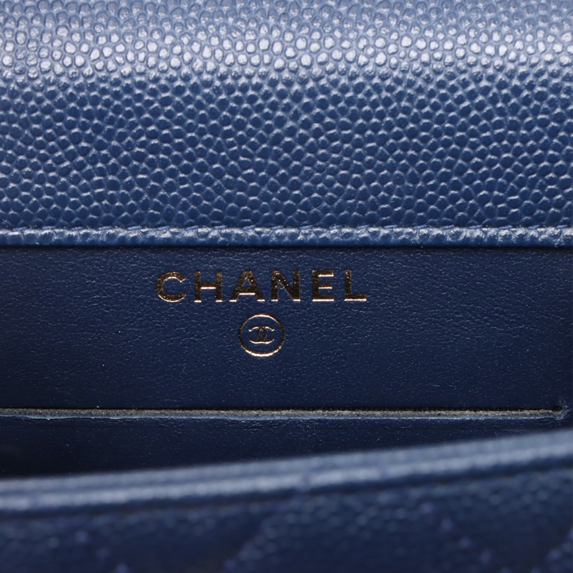 Chanel Quilted Caviar Golden Class Phone Holder