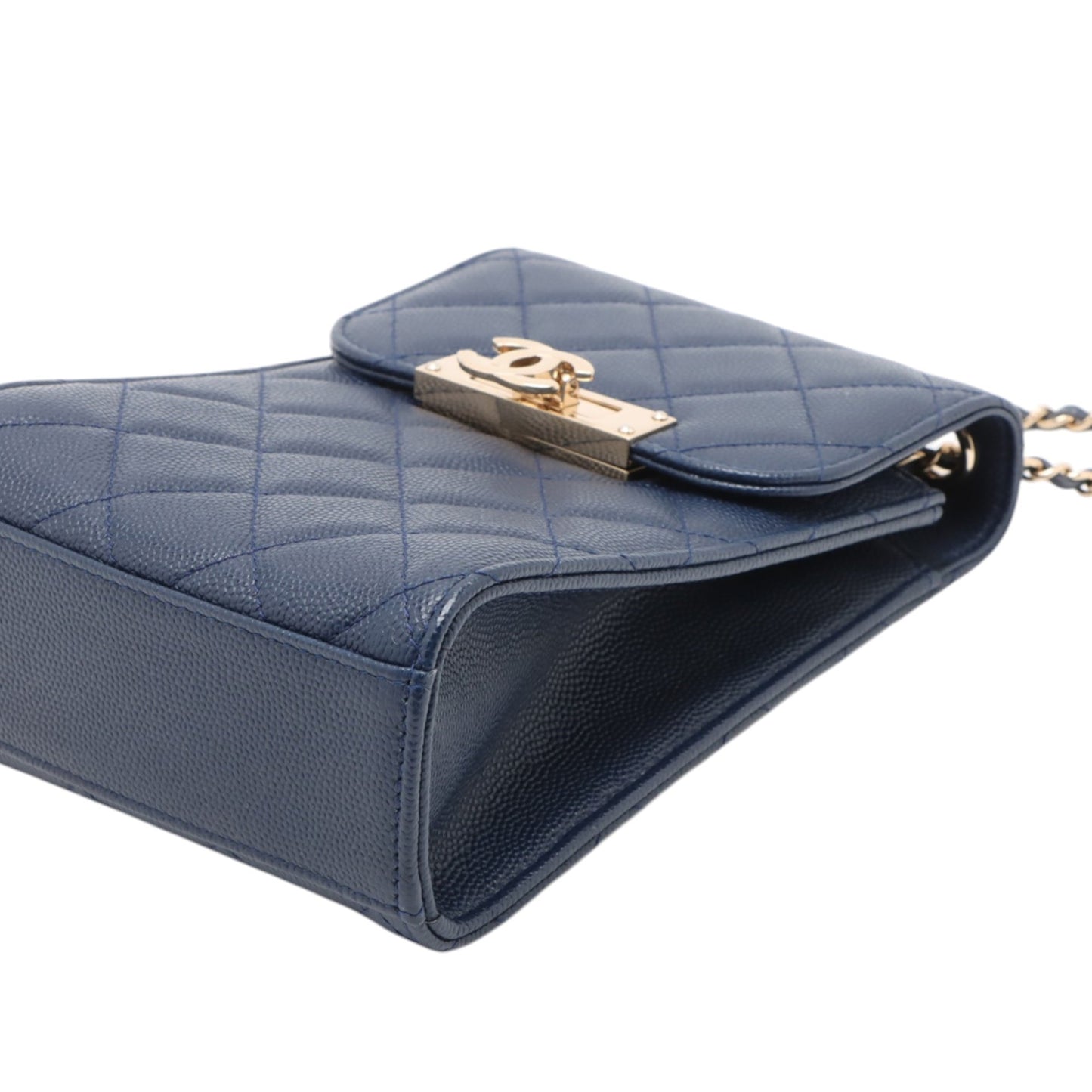 Chanel Quilted Caviar Golden Class Phone Holder