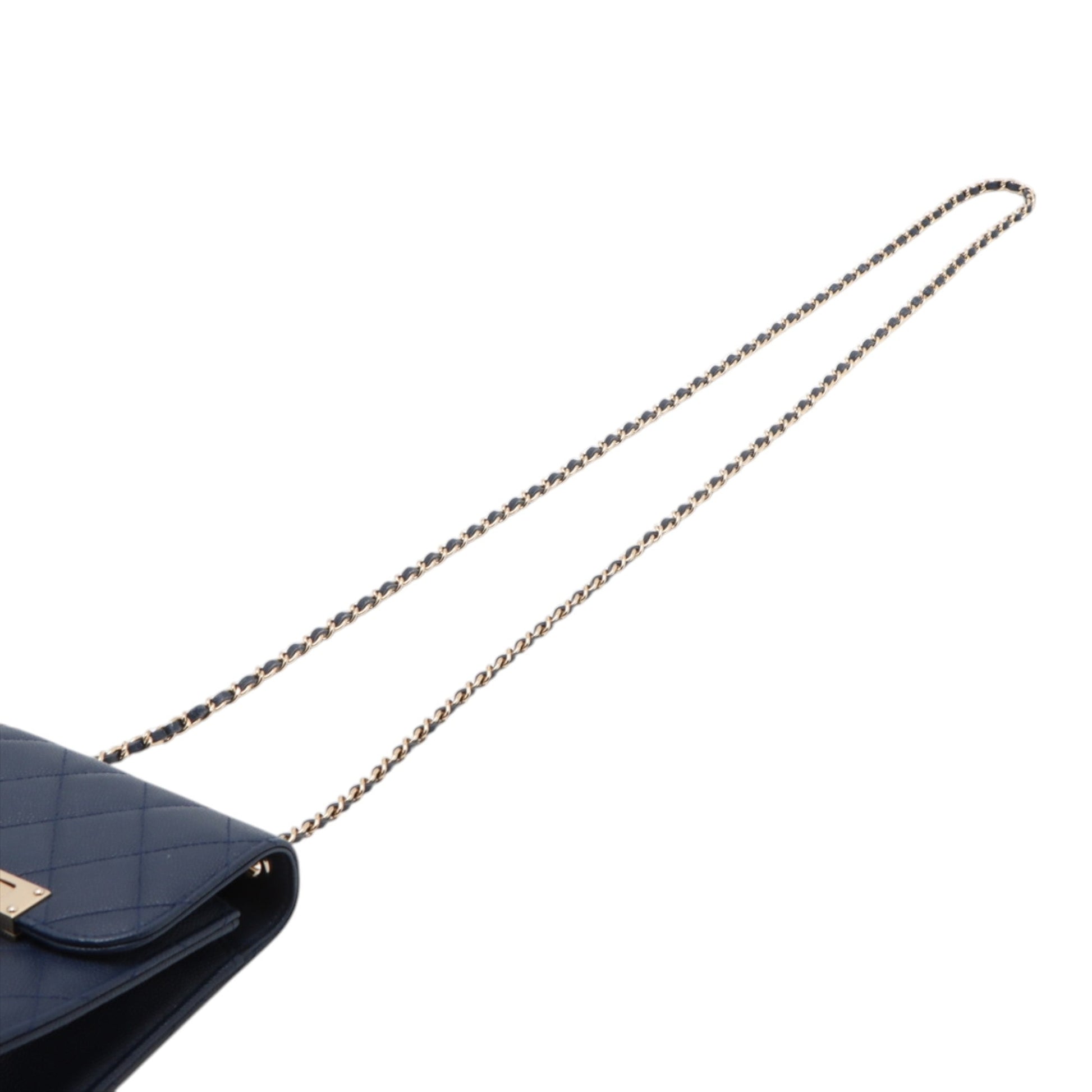 Chanel Quilted Caviar Golden Class Phone Holder