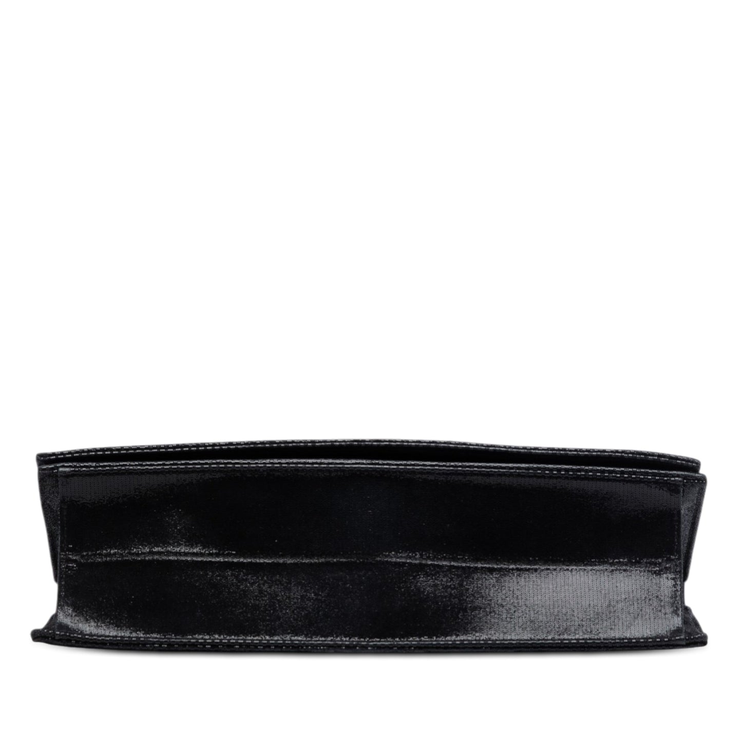 Quilted Iridescent Suede Crystal CC Clutch