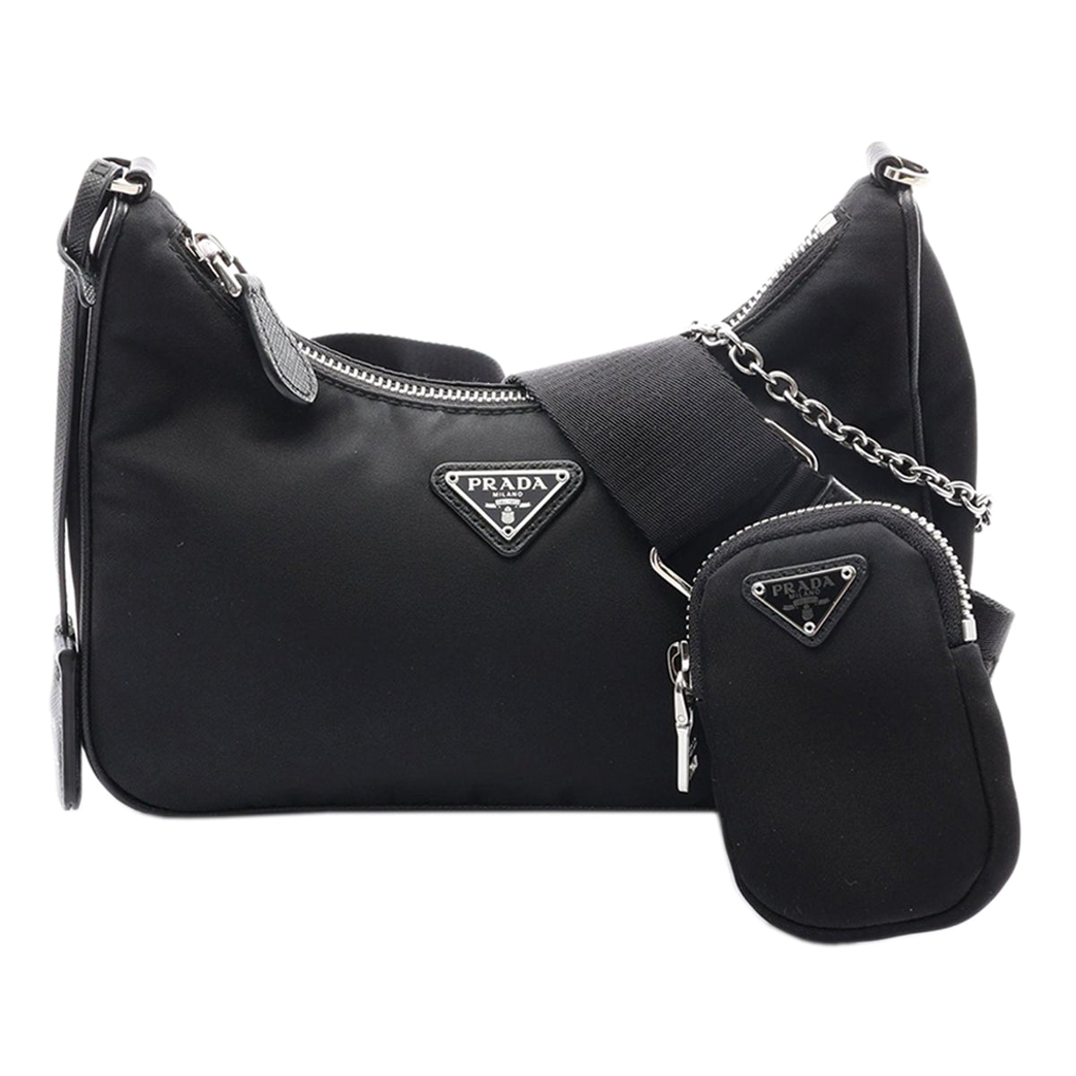 Prada Tessuto Re Edition 2005 Satchel — Black