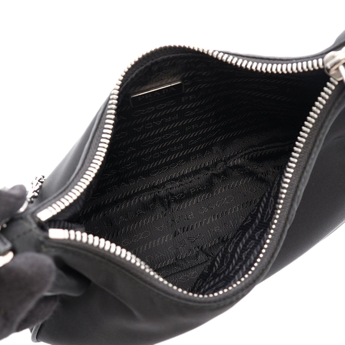 Prada Tessuto Re Edition 2005 Satchel — Black