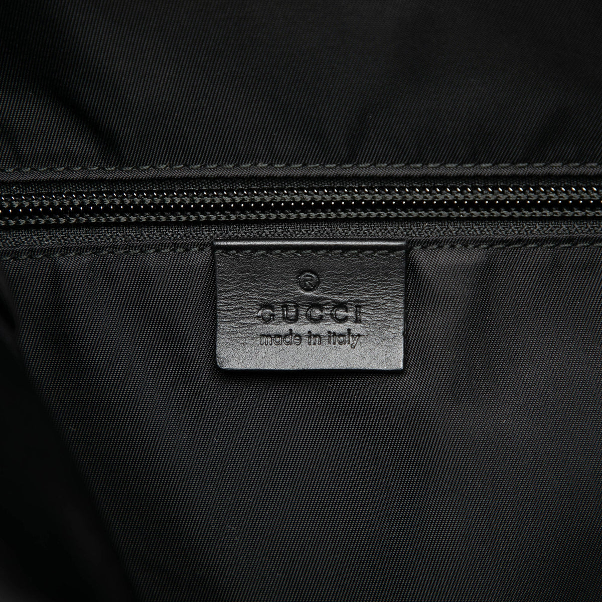 Gucci Canvas Techno Web Fold Over Backpack