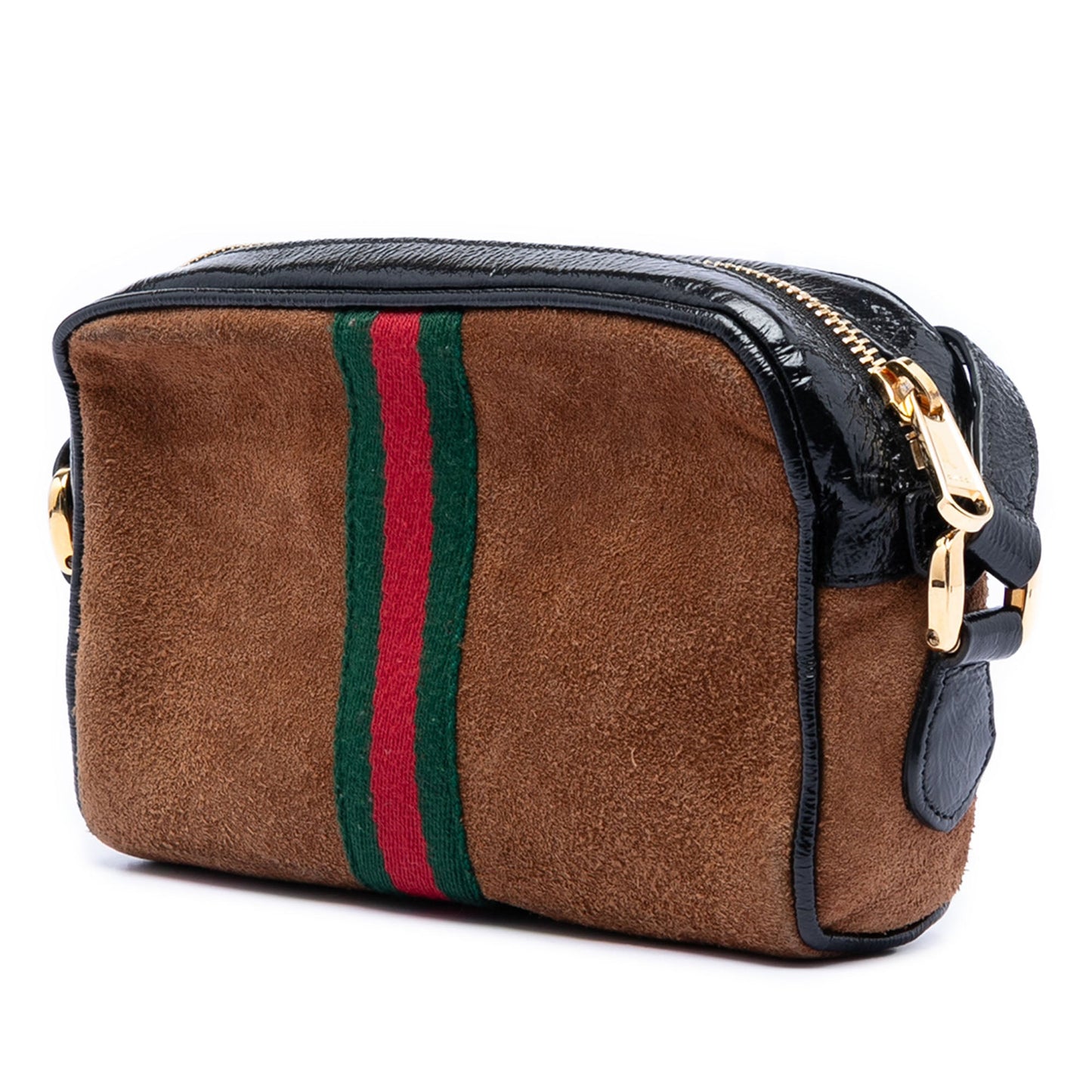 Mini Suede Web Ophidia Crossbody