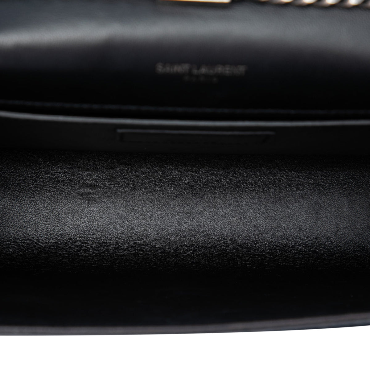 Saint Laurent Small Suede Monogram Stone Studded Kate Crossbody