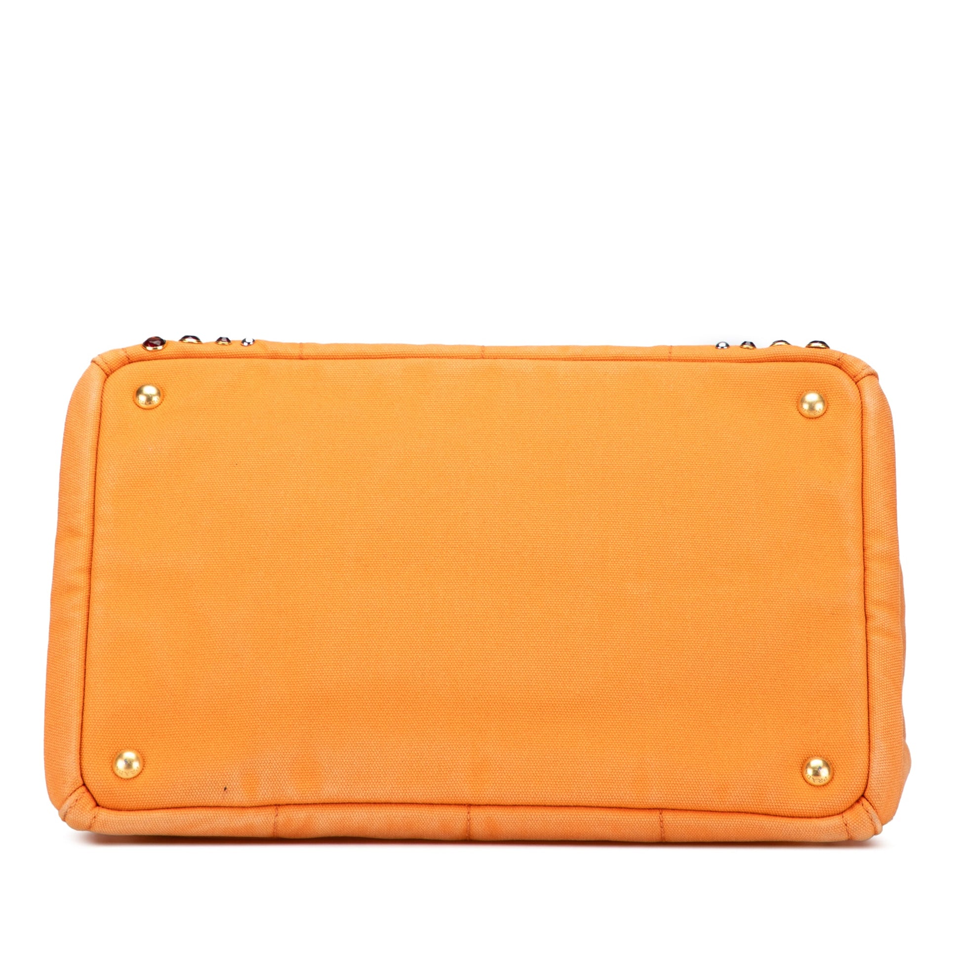 Prada Canvas Canapa Bijoux Satchel
