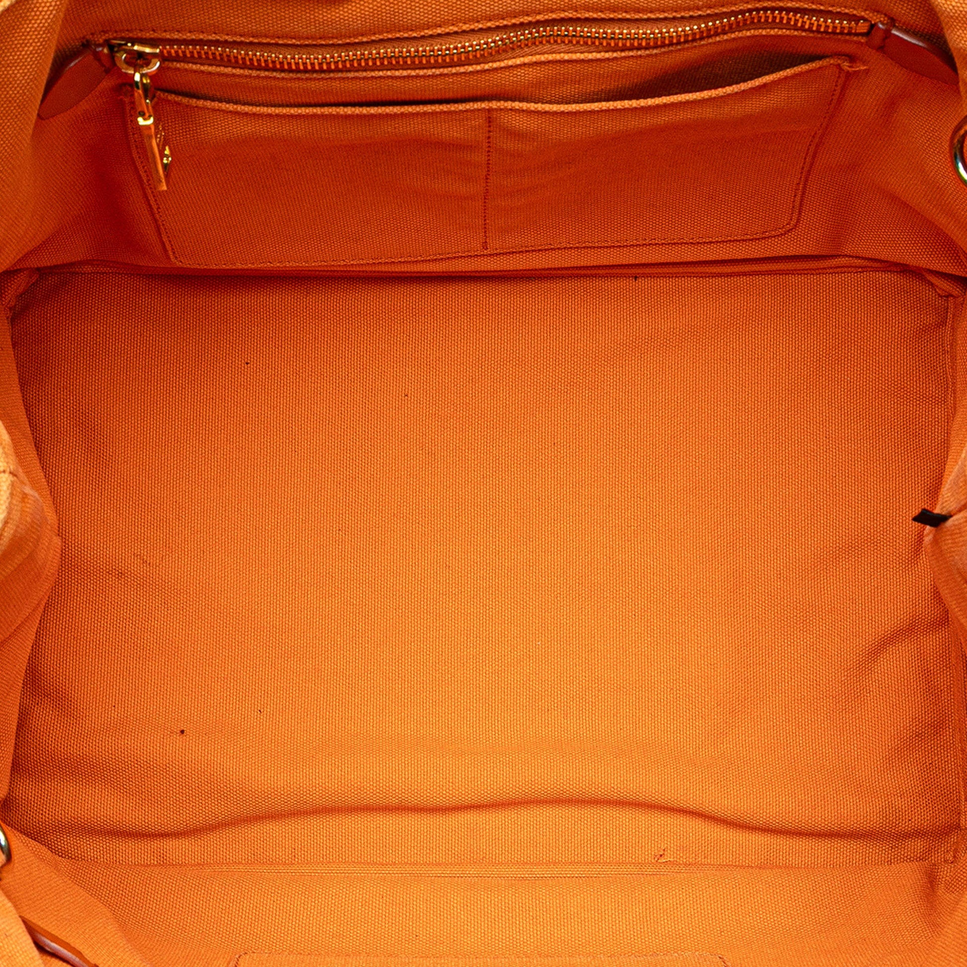 Prada Canvas Canapa Bijoux Satchel