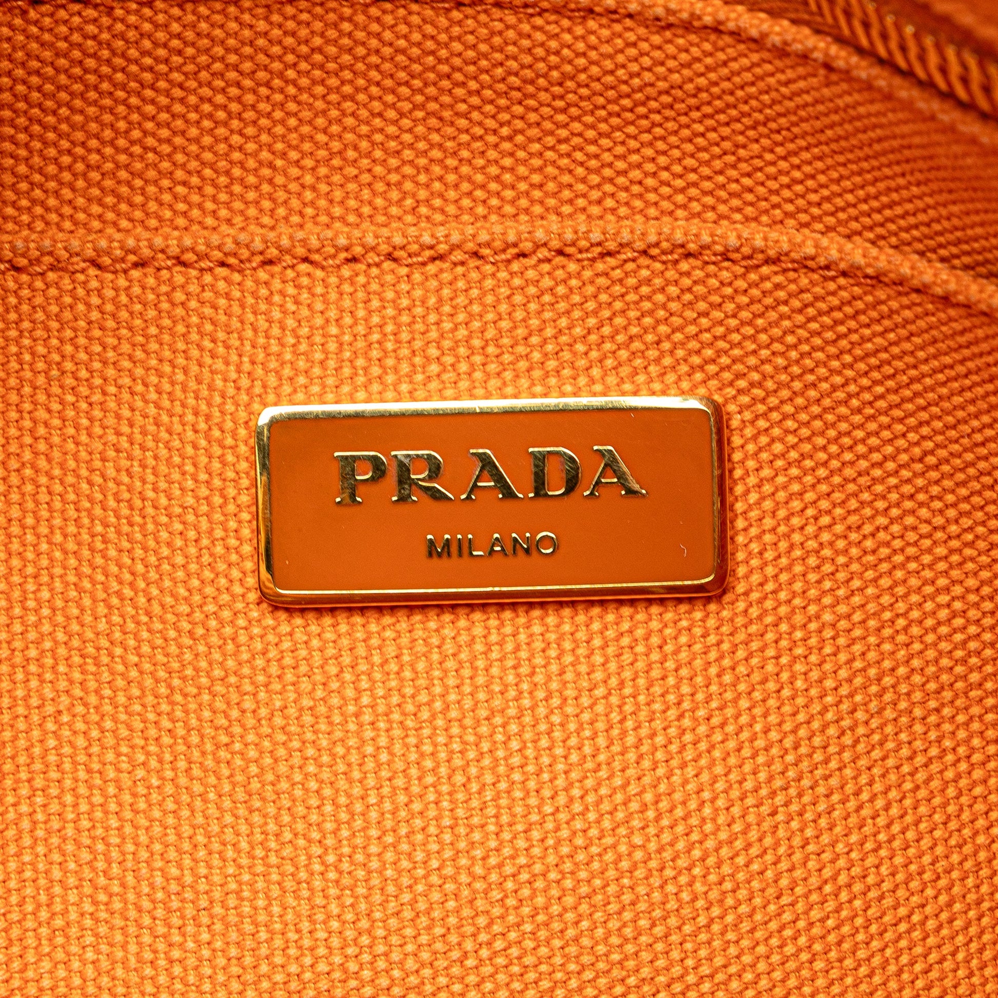 Prada Canvas Canapa Bijoux Satchel
