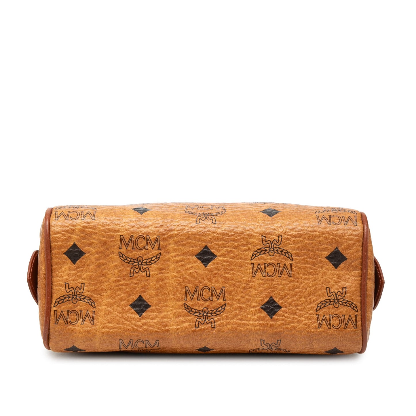 Mini Visetos Coated Canvas Boston Bag